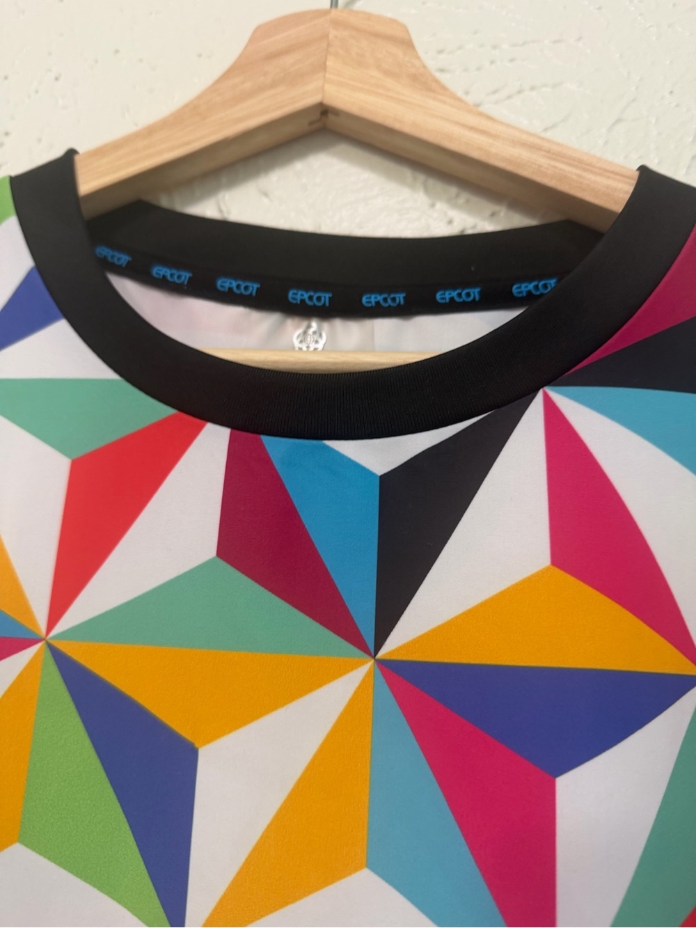EPCOT Colorful Geometric Crop Top